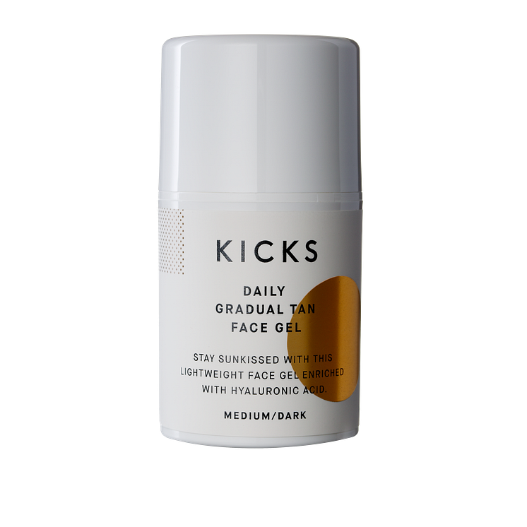 KICKS Daily Gradual Tan Face Gel MediumDark