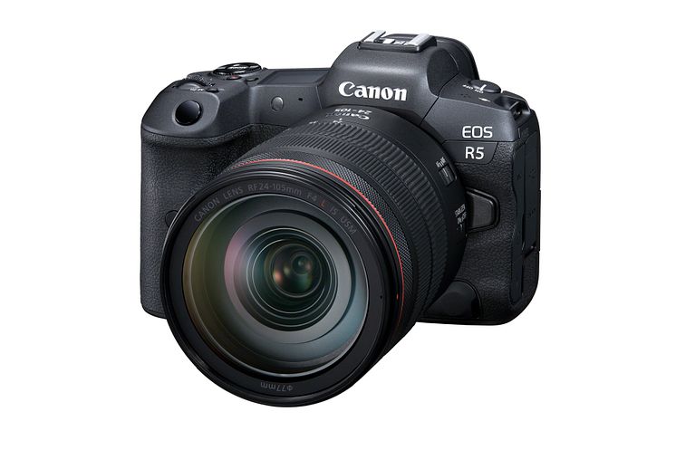 Canon_EOS R5_FrontSlantLeft_RF24-105mmF4LISUSM