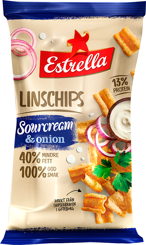 Estrella Linschips Sourcream & onion