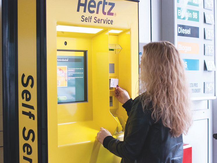 Hertz Self Service Kiosk