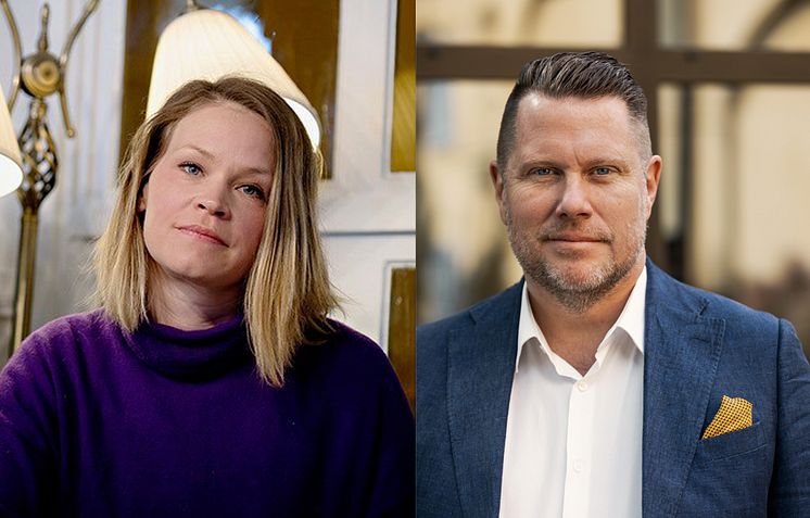 Maria Svensson Wiklander och Lars Wingefors