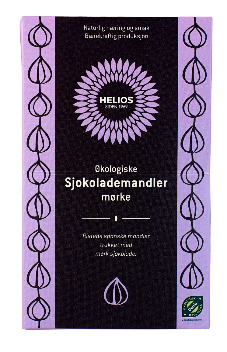 Helios sjokolademandler mørke økologisk