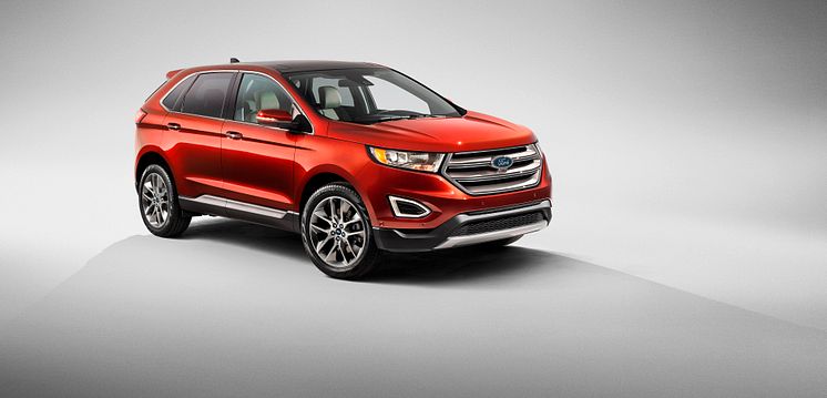 Nye Ford Edge lanseres i Norge i slutten av 2015