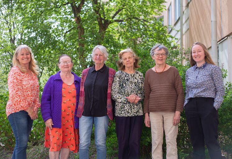 Gruppfoto medforskargruppen Foto Stiftelsen Äldrecentrum