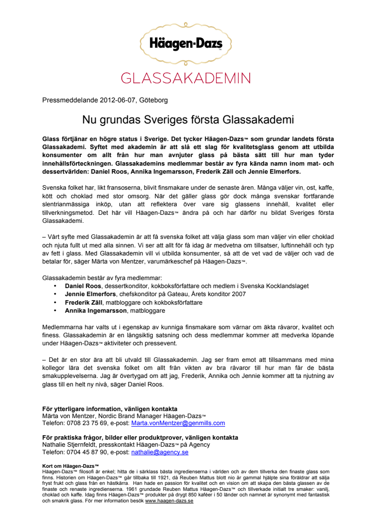 Nu grundas Sveriges första Glassakademi