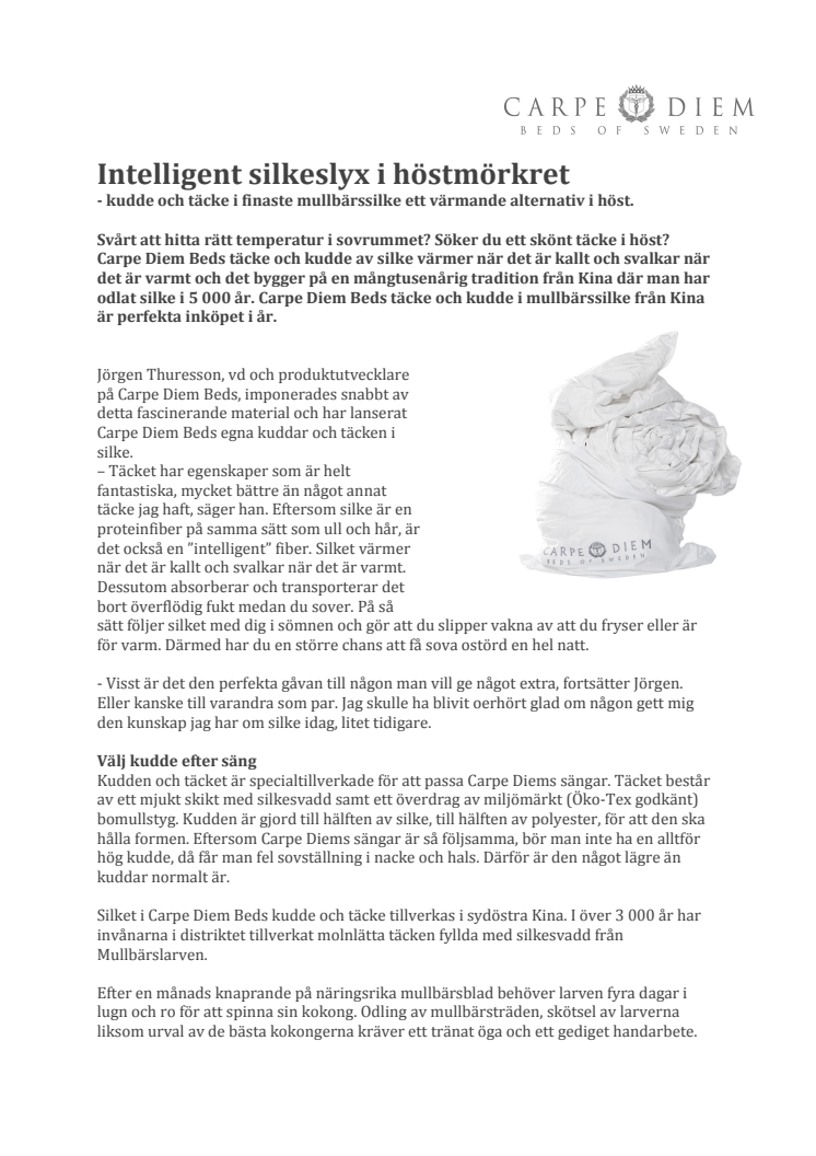 Intelligent silkeslyx i höstmörkret