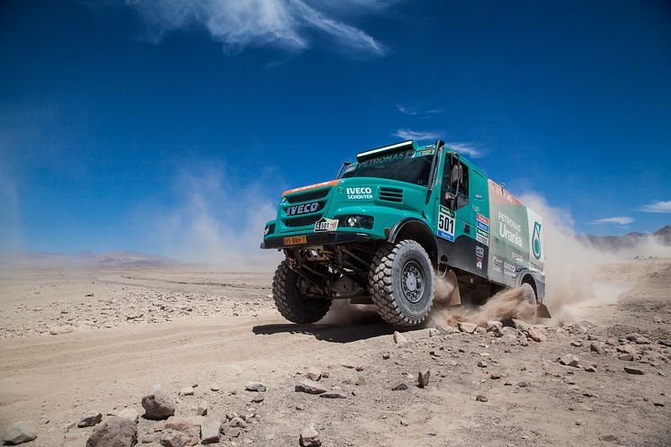 Gerhard De Rooy er føreren av den første Iveco Powerstar