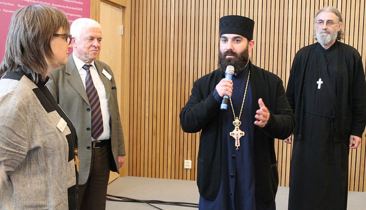 Antiokiska ortodoxa kyrkan välkomandes som ny medlem i SKR.