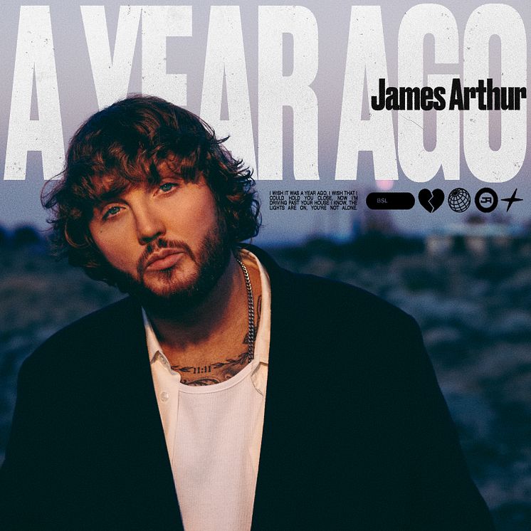 James Arthur - artwork "A Year Ago"