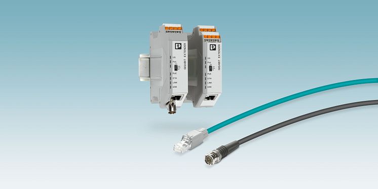Highspeed Ethernet up to 1 km with Gigabit Ethernet Extenders