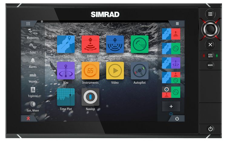 Hi-res image - The Smartgyro application is available on Simrad® series displays, including NSSevo2™