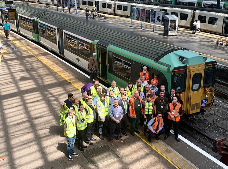 The 455 Farewell crew at  Brighton