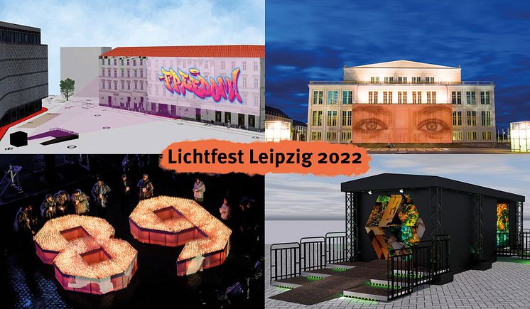 Lichtfest Leipzig 2022 - Kunstwerke und Kerzen-89