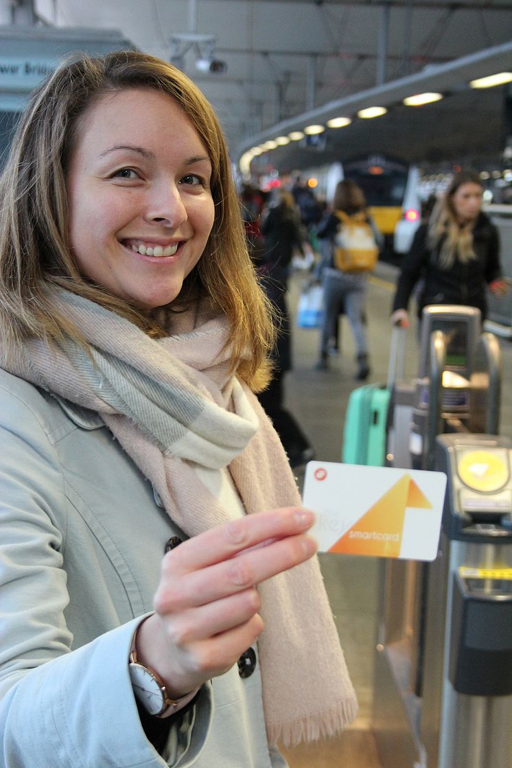 Smart Ticketing Manager Sherisse Shelton-Smith and the new-look Key Smartcard