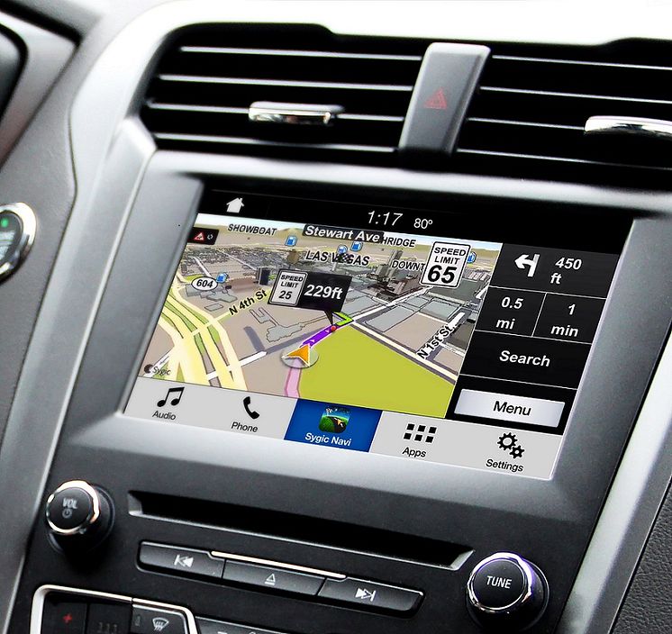 Ford_Propojení systému SYNC a navigace Sygic