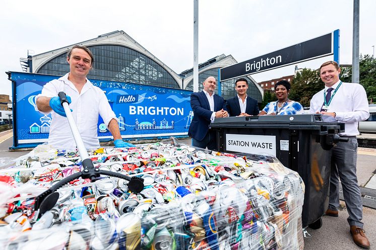 Recycling boost for Brighton station