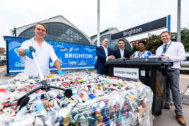 Recycling boost for Brighton station