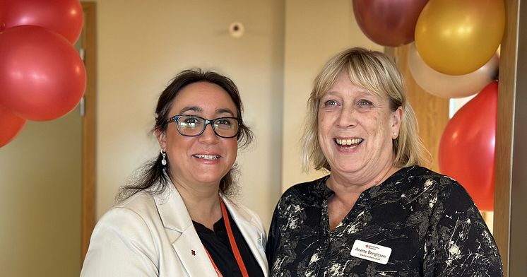Daniela Wallqvist och Anette Bengtsson bitr. verksamhetschef resp. verksamhetschef