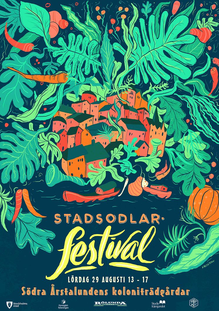 Stadsodlarfestival 29 augusti 2015