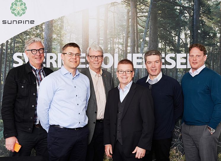 Ingemar Nilsson från Socialdemokraternas energikommission besökte SunPine 2017