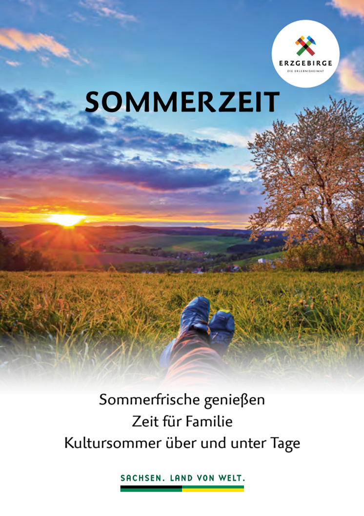 Angebotsbroschüre „Sommerzeit im Erzgebirge 2020“