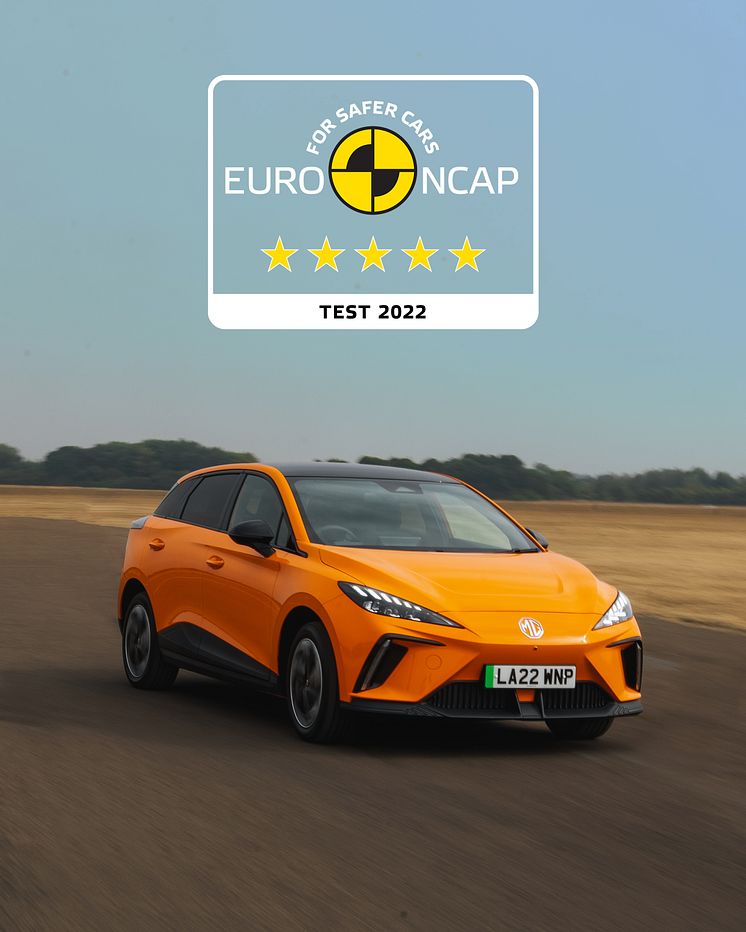 MG4 5 star Euro NCAP rating