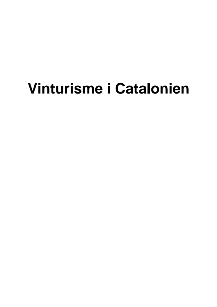 Vinturisme i Catalonien