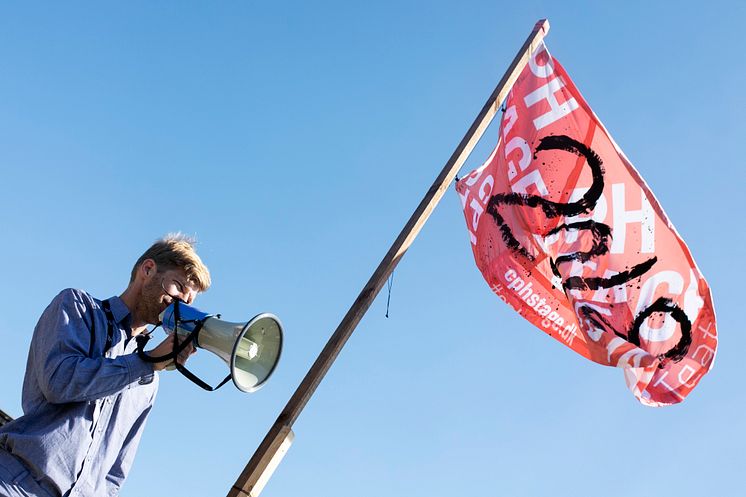 Åbning af CPH STAGE. Festivalleder Morten Krogh. Fotograf Frida Gregersen 