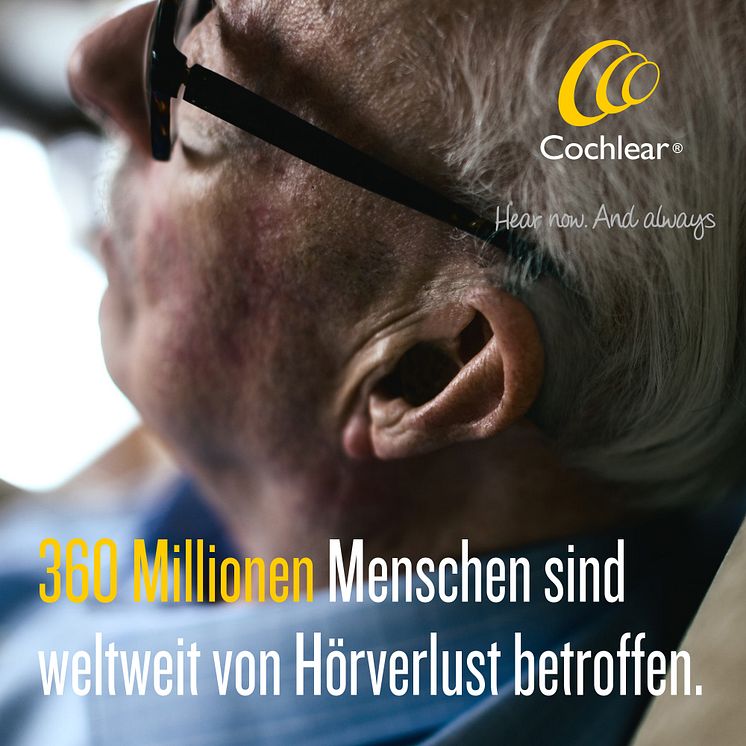 360 Millionen Menschen sind weltweit von Hörverlust betroffen. WHA Resolution vom 31. Mai 2017 hilft.