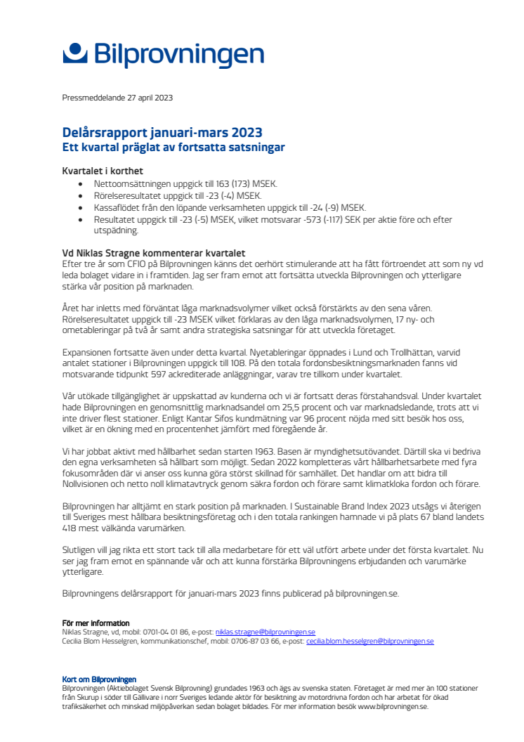 Pressinfo_Bilprovningen_delarsrapport_Q1_2023.pdf