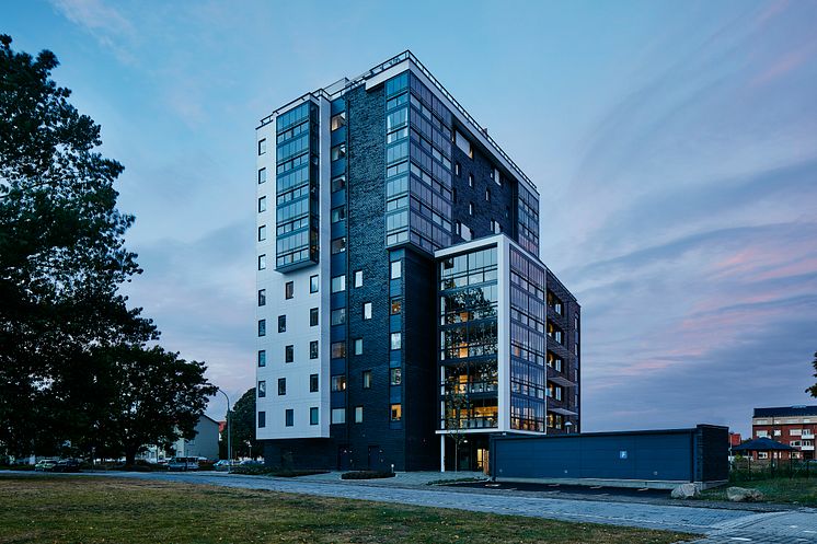 Midroc och HSB Landskrona har utvecklat Västerpark i Landskrona