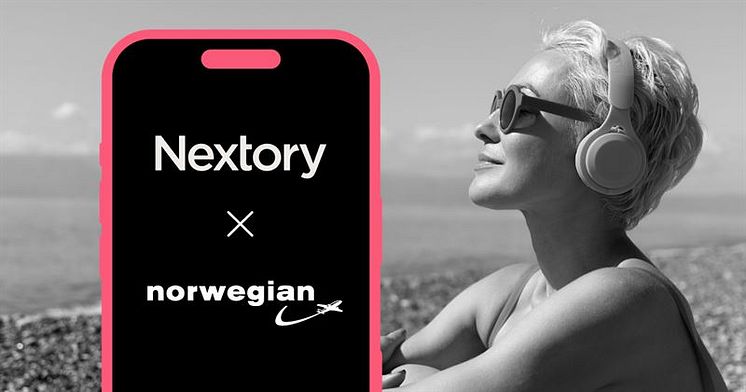 Nextory og Norwegian starter et nytt samarbeid i Norden 