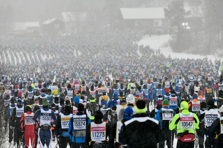 Vasaloppet 2019 starten i Berga by Sälen