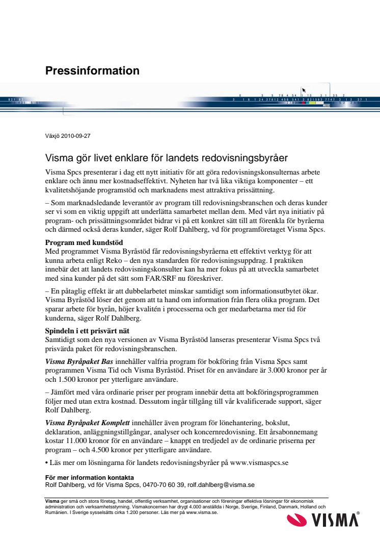 Visma gör livet enklare för landets redovisningsbyråer