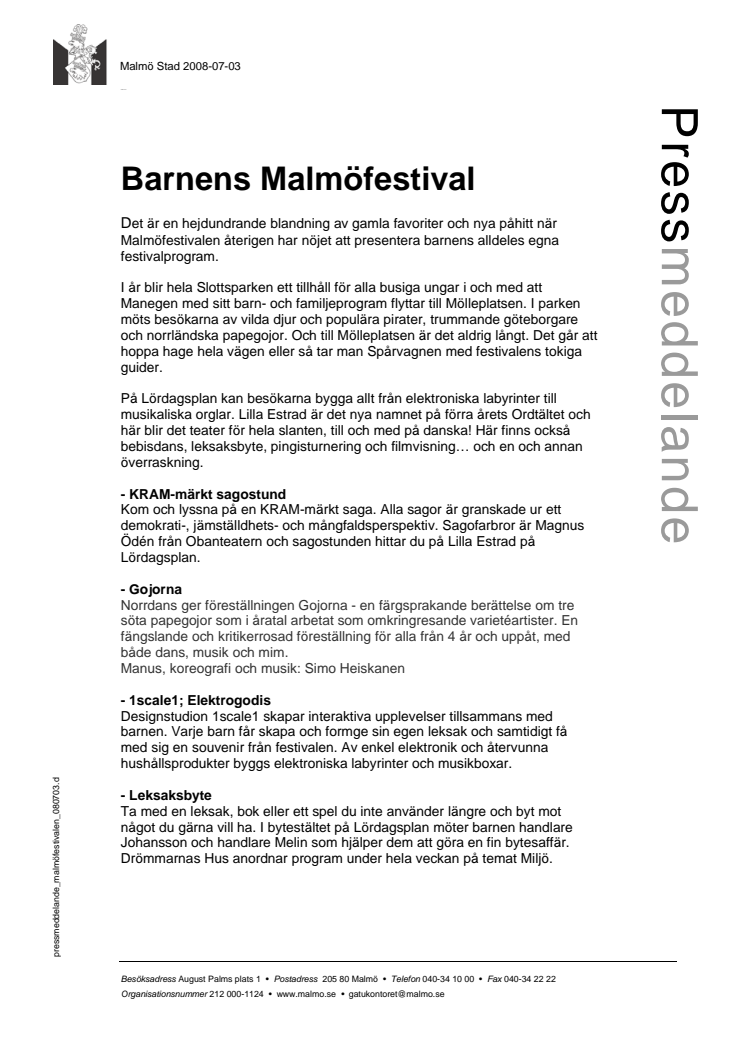 Barnens Malmöfestival