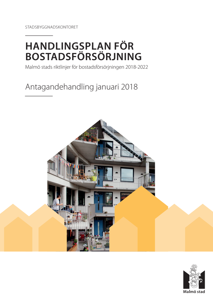 Handlingsplan för bostadsförsörjning 2018–2022