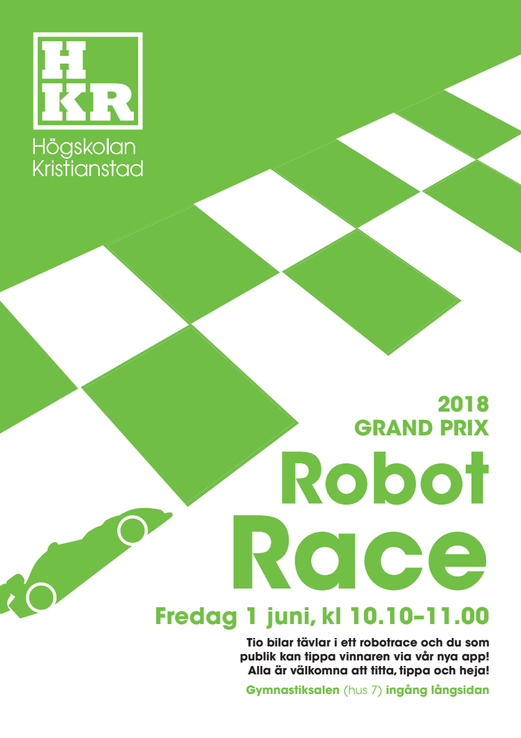 HKR Robot Race 2018 Grand Prix - poster