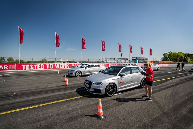 Audi driving experience 2018 med Audi S5 Sportback og Audi RS3