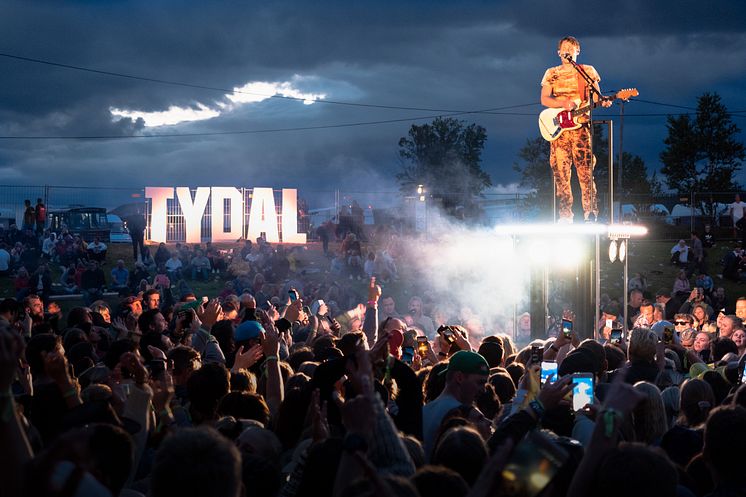 Sondre Justad på Tydalsfestivalen 2019.