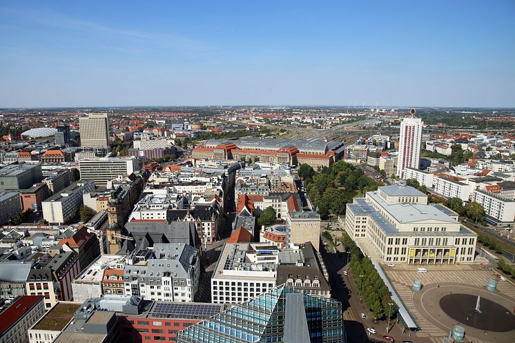 Leipzig - Blick über die Innenstadt