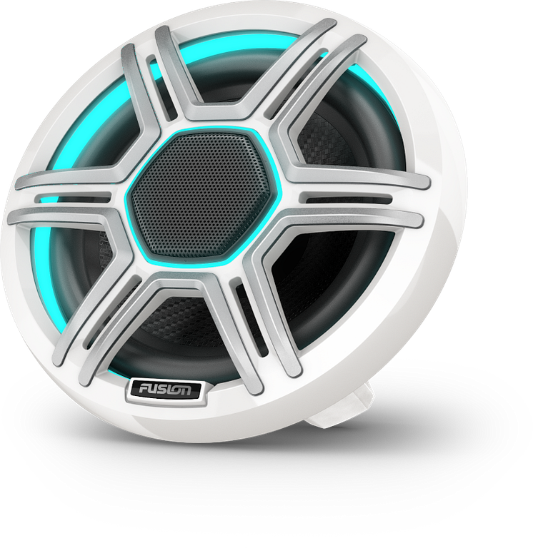 FusionApolloSpeakers_6.5inch_SportsWhite_FrontLeft_Cyan.png
