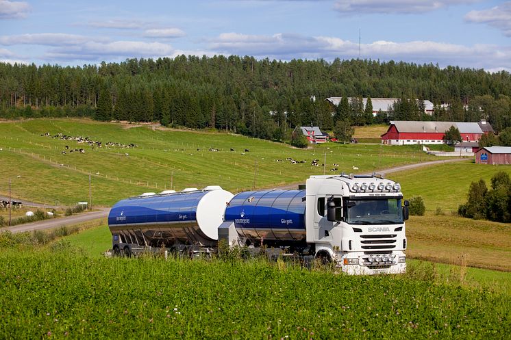 Mjölkbil från Norrmejerier