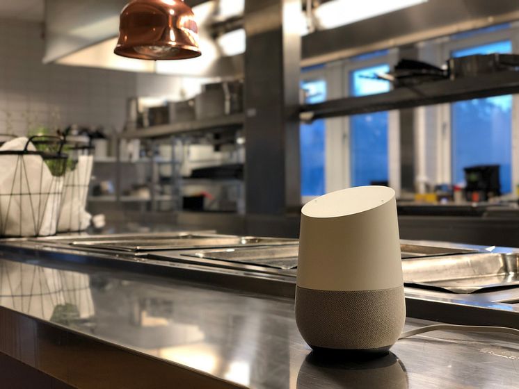 Google Assistent i restaurangköket