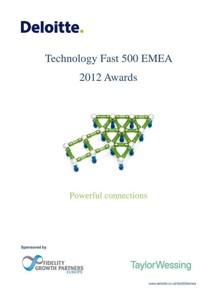 Deloitte Technology Fast 500 EMEA 2012 Awards