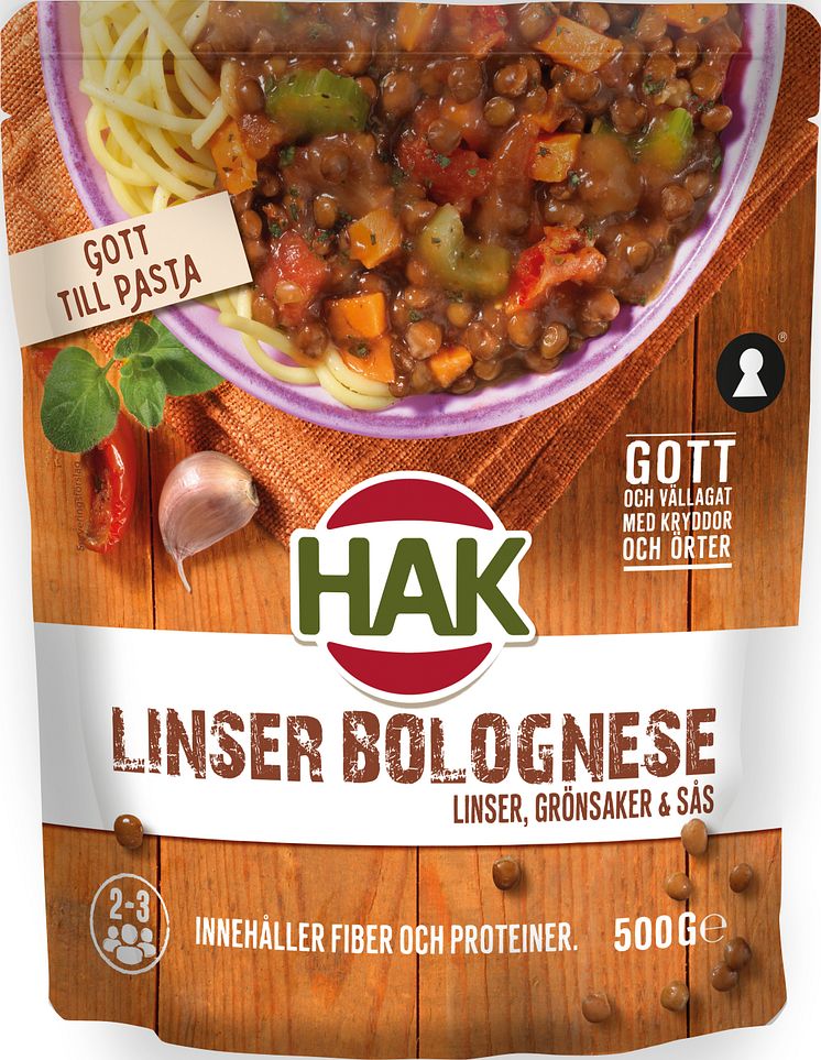 HAK Linser Bolognese produktbild