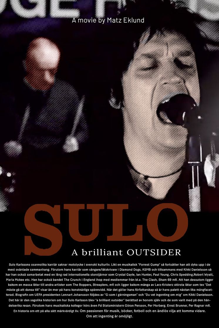 Omslag - Sulo Karlsson - A Brilliant Outsidermslag med text