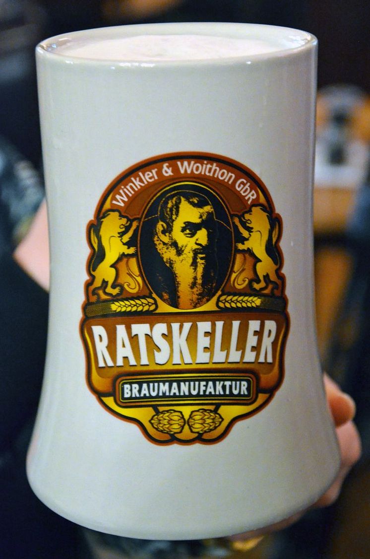 "Lotteraner"-Bierkrug der Ratskeller Braumanufaktur