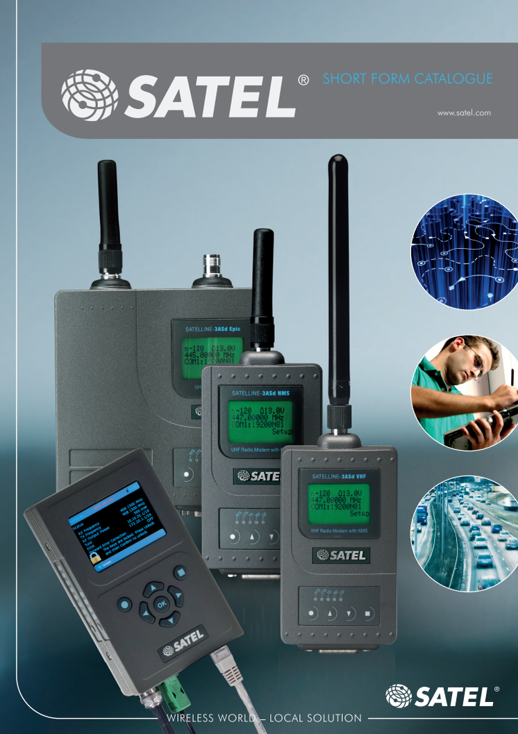SATEL radiomodem katalog för SATELLINE/SATELLAR 