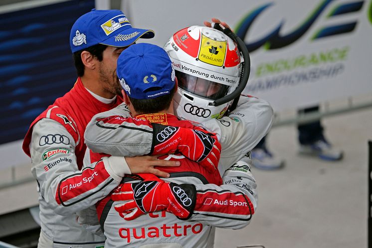 Lucas di Grassi, Loïc Duval, Tom Kristensen