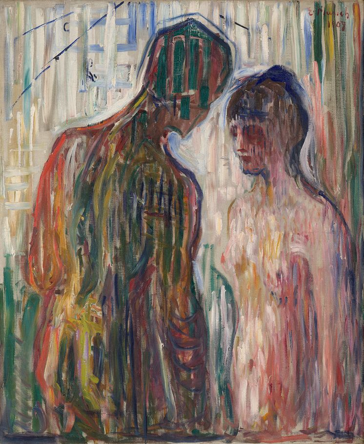 Edvard Munch: Amor og psyke / Cupid and Psyche (1907)